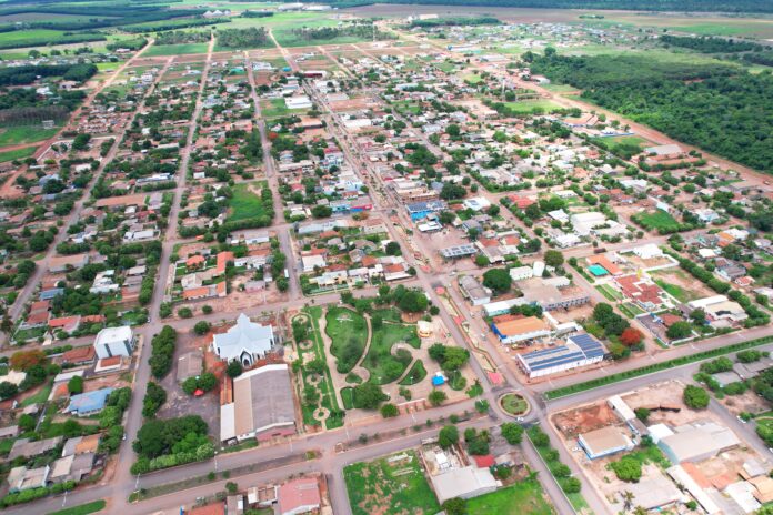 Vista aérea de Gaúcha do Norte