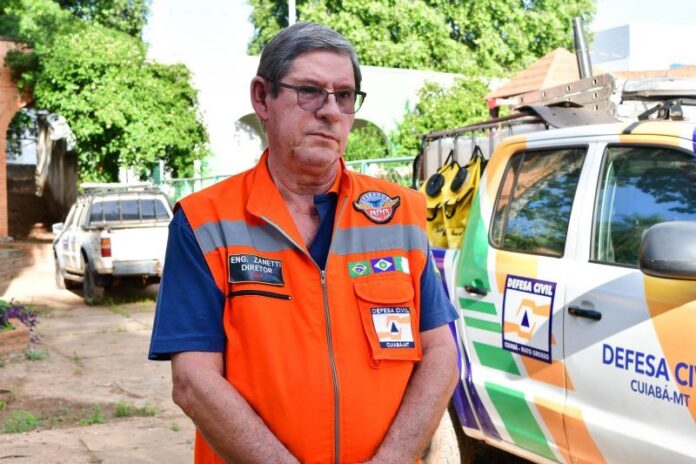 Diretor Defesa Civil Cuiabá José Pedro Ferraz Zanetti